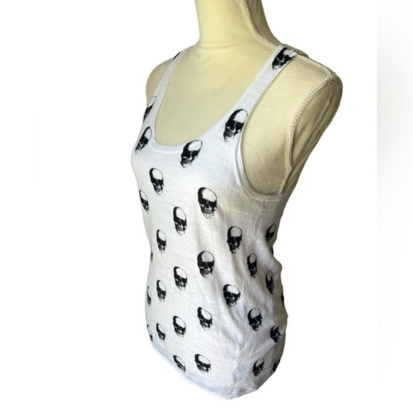 Skull Cashmere Skull Print Tank - Picture 3 of 6